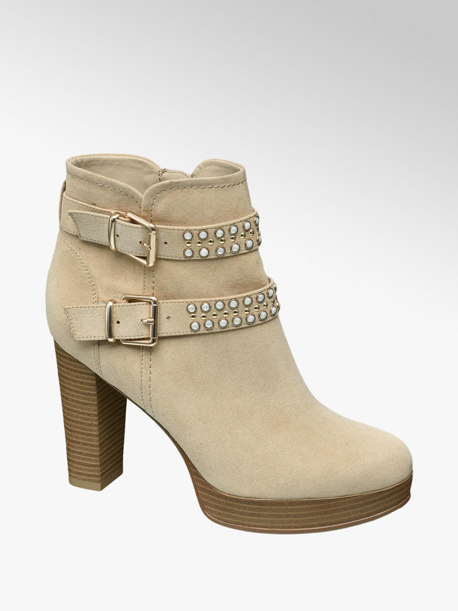 Stiefelette von Catwalk in beige Stiefelette von Catwalk in beige